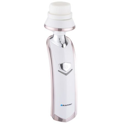 Perie faciala pentru doamne Blaupunkt cu acccesoriu pentru ras, Rezistent la apa, Cu suport de incarcare, Incarcare rapida in 90 de minute, Autonomie de 60 minute, Functionare cu cablu sau fara,Modern, Culoare Alb