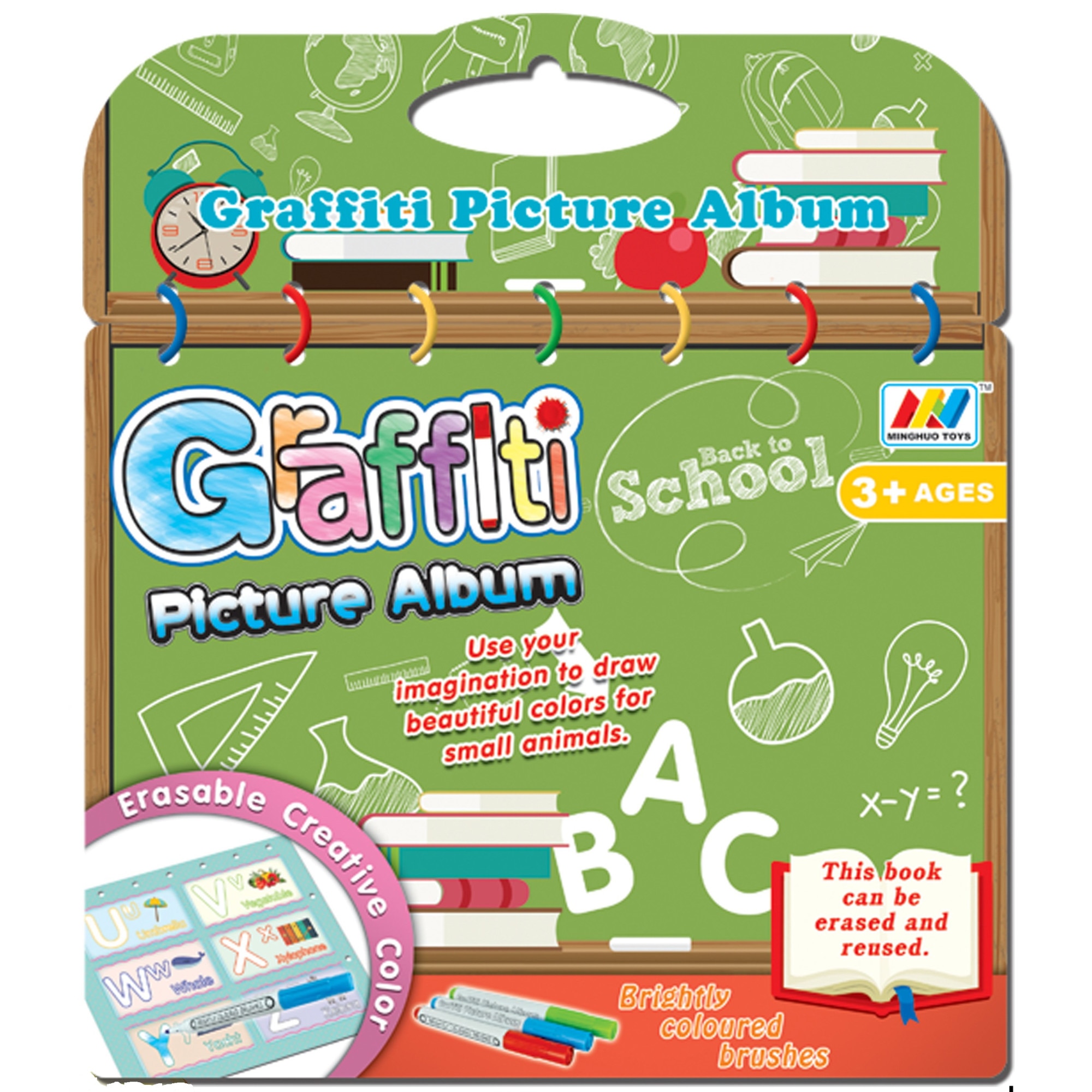 Carnet de Colorat, Wipe Clean, 10 pagini