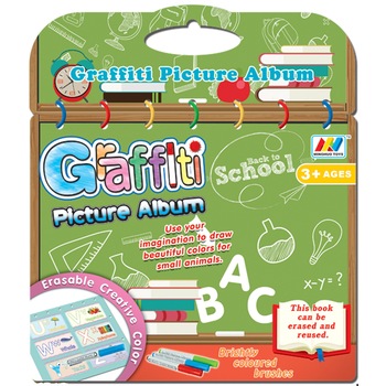 Carnet de Colorat, Wipe Clean, 10 pagini Carnet de Colorat, Wipe Clean, 10 pagini