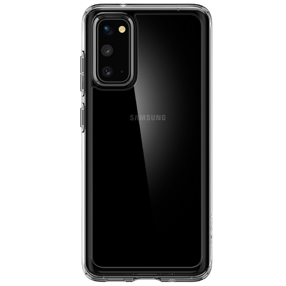 Husa Spigen Crystal Hybrid pentru Samsung Galaxy S20, Transparent