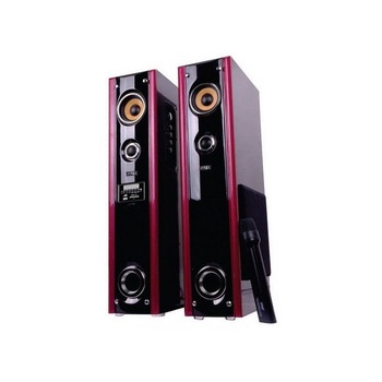Set 2 boxe turn active,microfon, cititor SD/USB Intex, Negru Set 2 boxe turn active,microfon, cititor SD/USB Intex, Negru