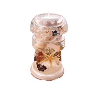 Suport lumanare Dream Hawai, GILDE, sticla, 12x8 cm Suport lumanare Dream Hawai, GILDE, sticla, 12x8 cm