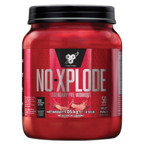 Pre workout BSN No Xplode 3.0 Fruit Punch, 1.05 kg