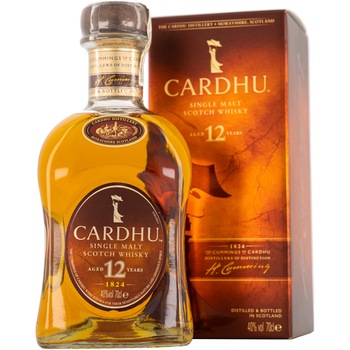 Whisky Cardhu 12YO, Single Malt 40%, 0.7l Whisky Cardhu 12YO, Single Malt 40%, 0.7l