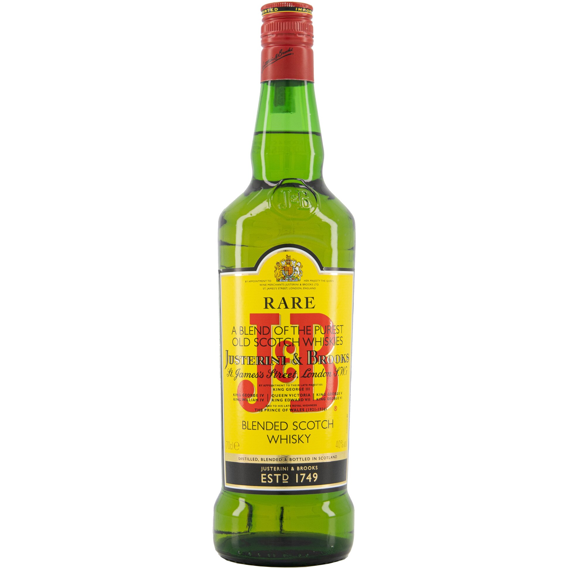 Whisky J&B Rare, Blended 40%, 0.7l