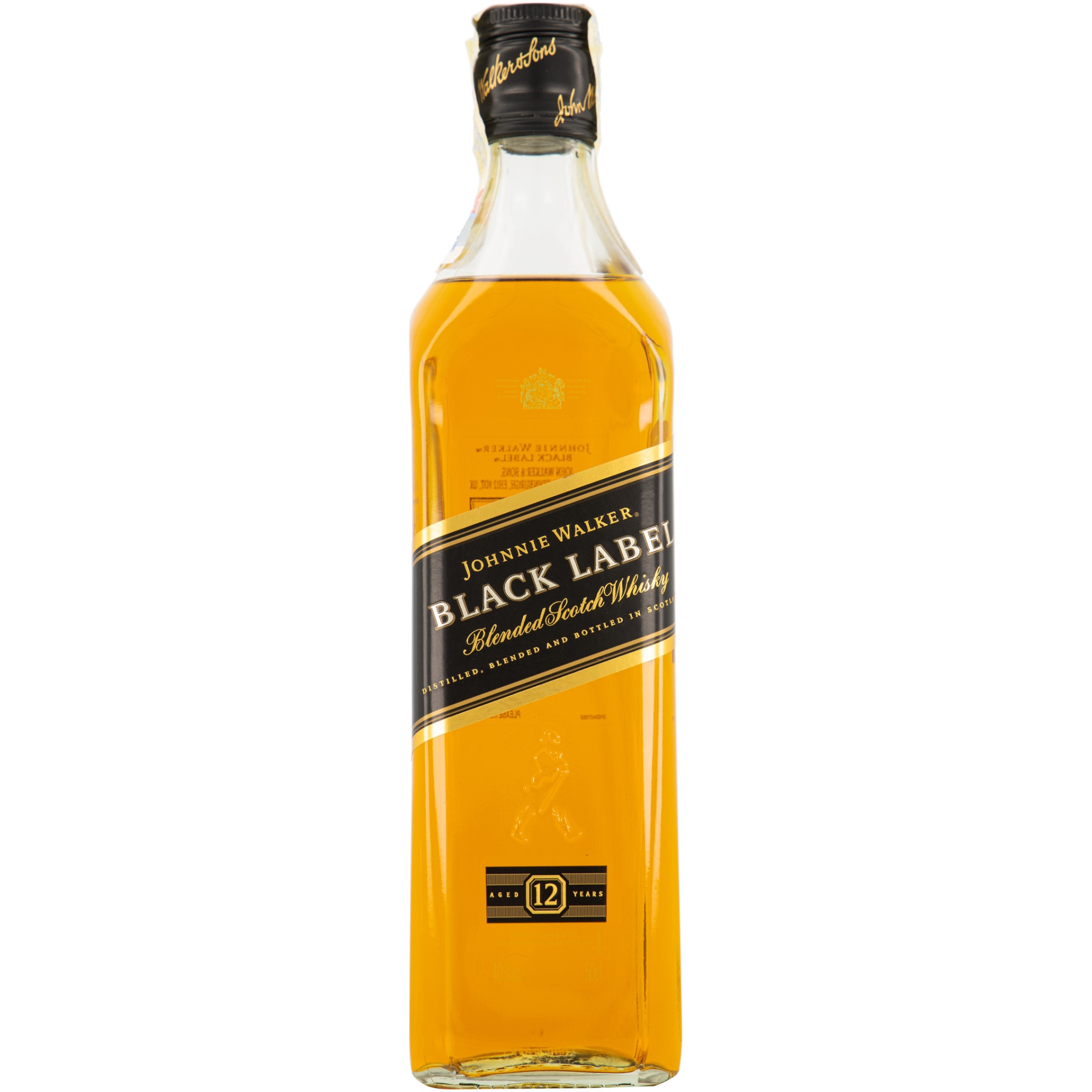 Whisky Johnnie Walker Black Label 12YO, Blended 40%, 0.5l