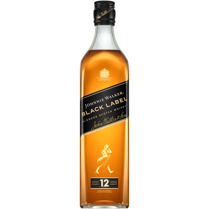 Whisky Johnnie Walker Black Label 12YO, Blended 40%, 0.7l