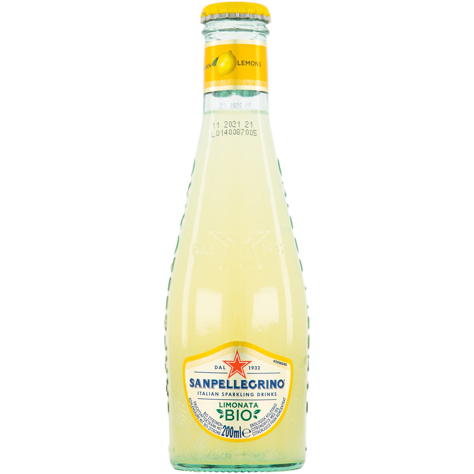 Suc de lamaie Bio San Pellegrino Limonata Organic, 200 ml