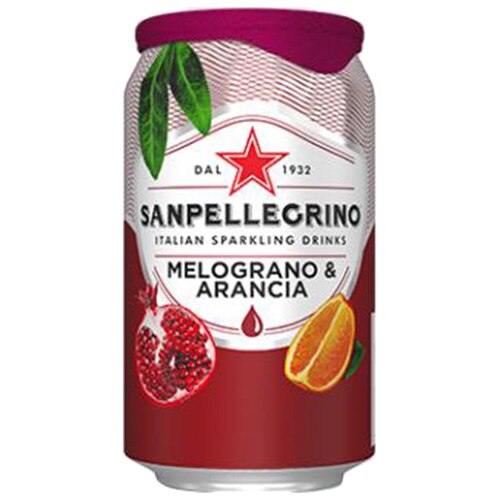 Suc de Rodie si Portocala San Pellegrino Pomegranate & Orange, 330 ml