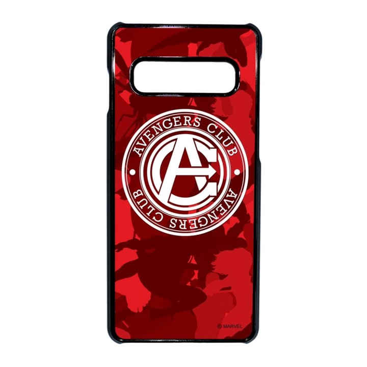 MARVEL Avengers Club RED Camouflage Samsung Galaxy S10 fekete