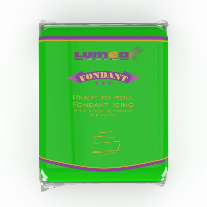 Fondant verde, 500g - Lumea Basmelor