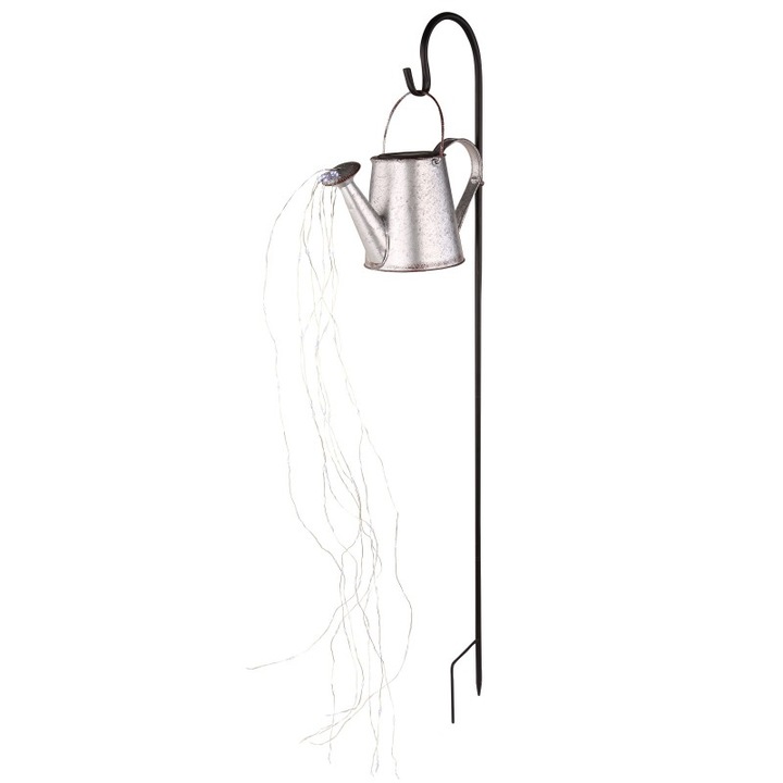 Соларна лампа Globo Lighting, 80 LED светодиода, Стойка, Фиксиране в земята, 112 см