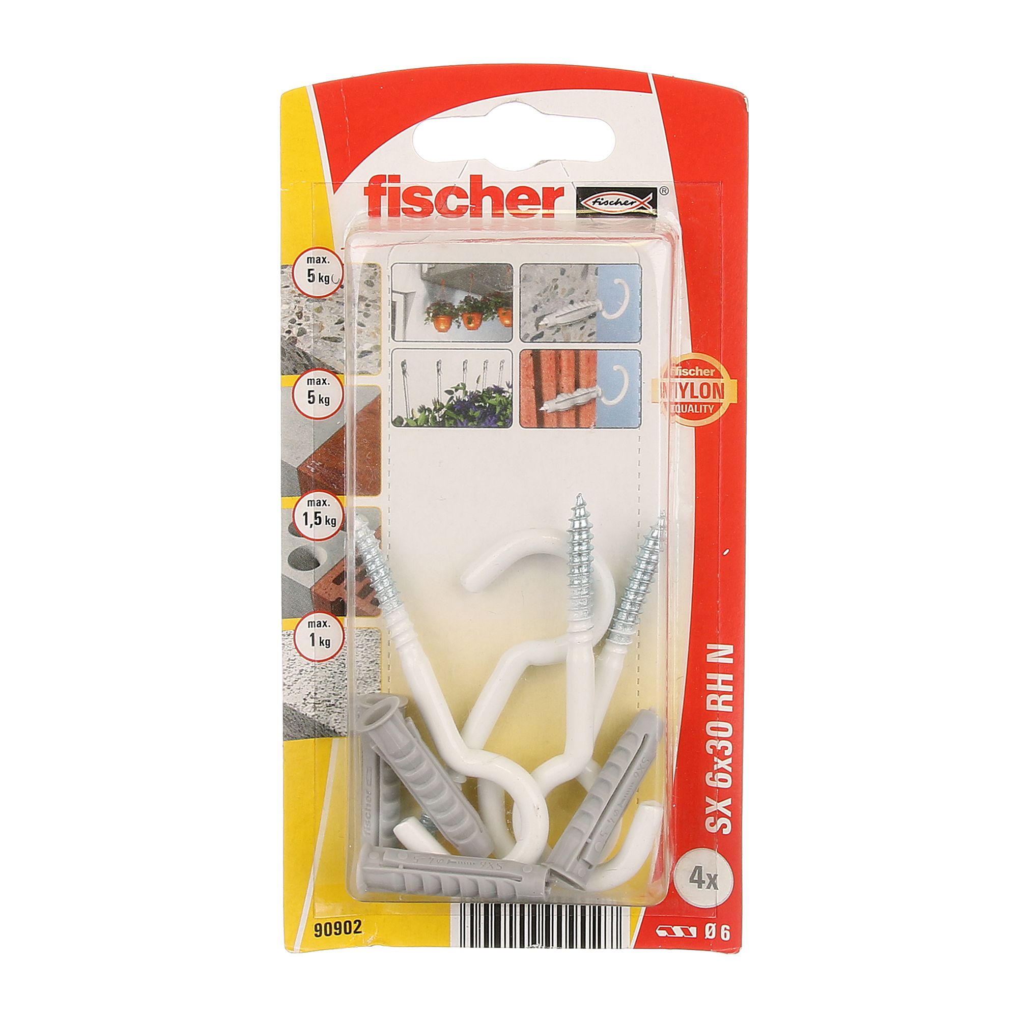 Set 4 buc diblu nylon cu carlig SX 6x30 RH L NV