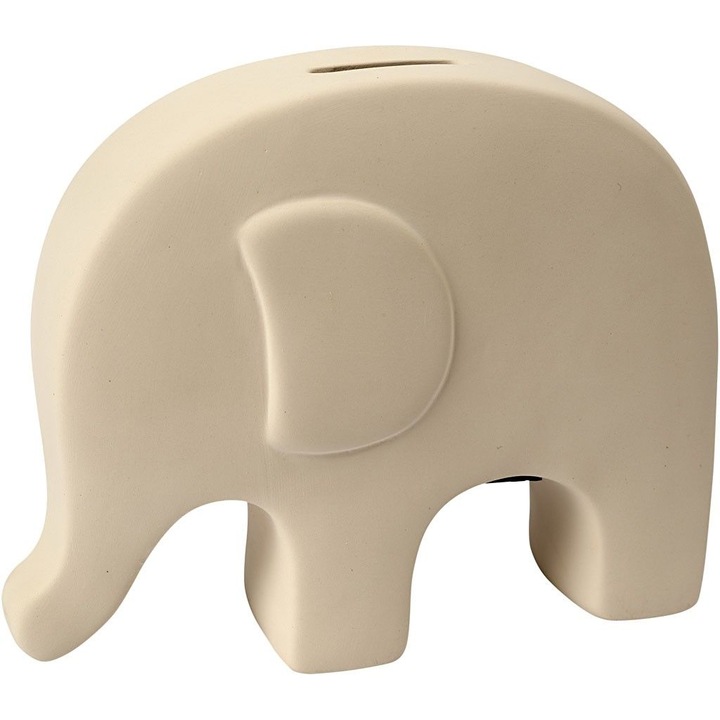 Pusculita elefant din ceramica - Elephant Flat