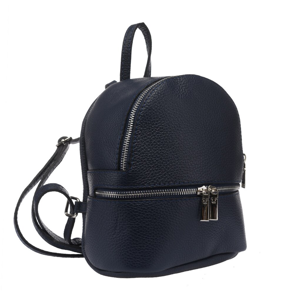 Rucsac dama,piele,Toro Nero,Teen spirit bleumarin
