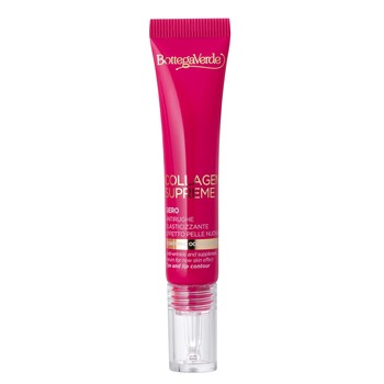 Ser antirid pentru zona din jurul ochilor si a buzelor cu extract de flori de rodie si cafeina - Collagen Supreme, 10 ML, Bottega Verde Ser antirid pentru zona din jurul ochilor si a buzelor cu extract de flori de rodie si cafeina - Collagen Supreme, 10 ML, Bottega Verde