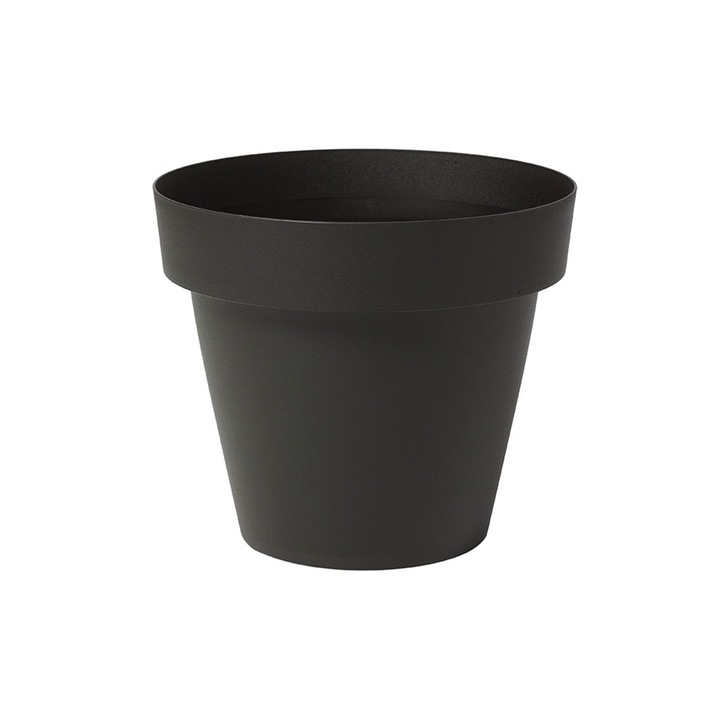 Ghiveci My Mood diametru 35 cm, gri antracit