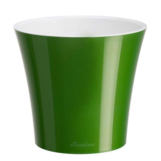 Ghiveci inteligent pentru orhidee cu sistem de autoudare Arte, cu volumul de 3,5 L Verde-Alb