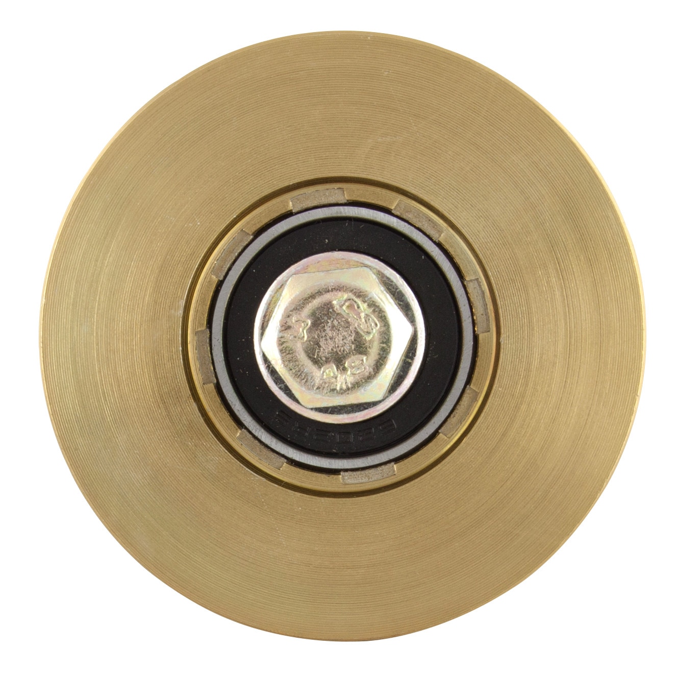 Roata Simpla cu Rulment pentru Porti Culisante EvoTools, Diametrul 80 mm, Profil R