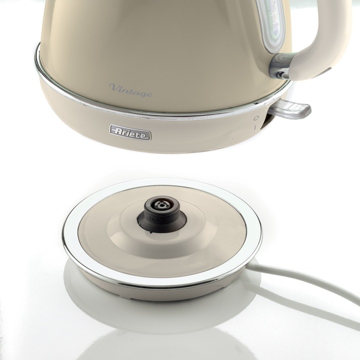 Ретро чайник Ariete 2869 03, 2000W, 1,7 л, бежов