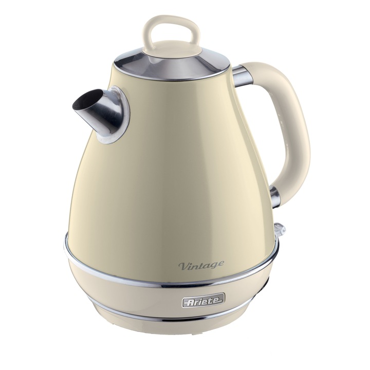 Ретро чайник Ariete 2869 03, 2000W, 1,7 л, бежов