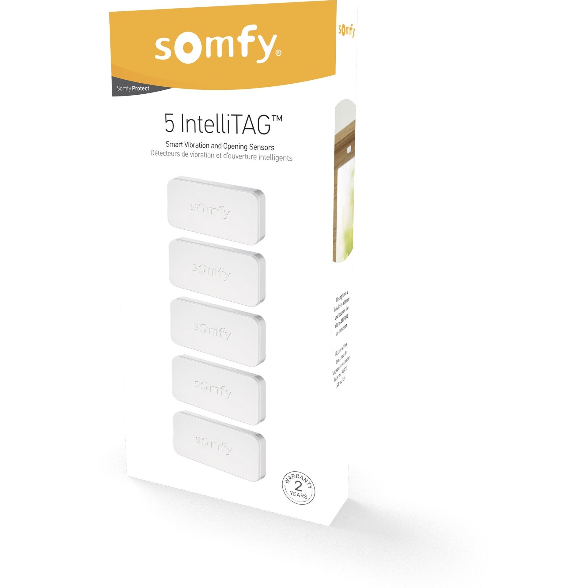 Pachet senzori de efractie Somfy Intellitag™ pentru usa/fereastra (5 buc)