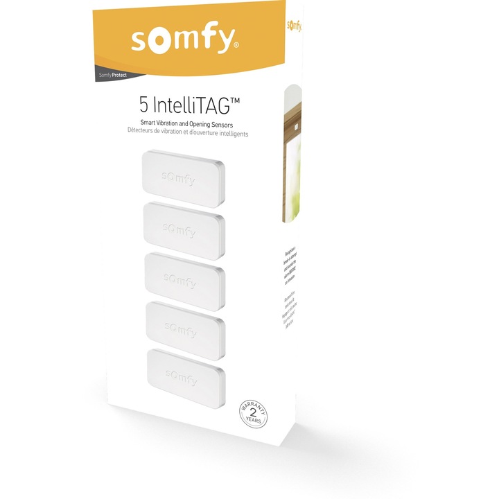 Pachet senzori de efractie Somfy Intellitag™ pentru usa/fereastra (5 buc)