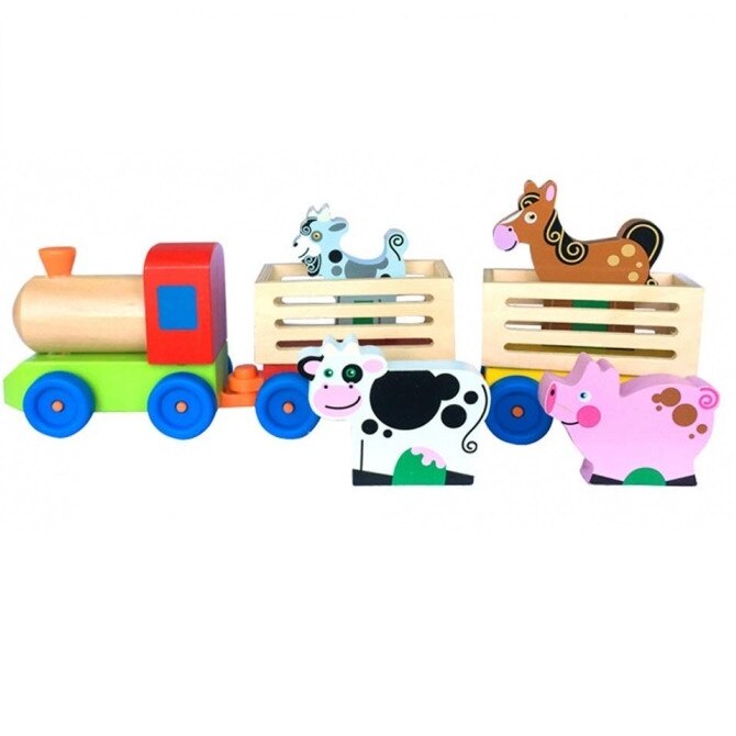 Trenulet din lemn, Ferma Animalelor