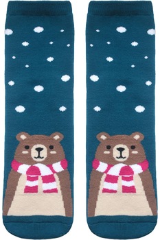 Sosete haioase si flausate Home-Line, Conte Elegant, Turcoaz Sosete haioase si flausate Home-Line, Conte Elegant, Turcoaz