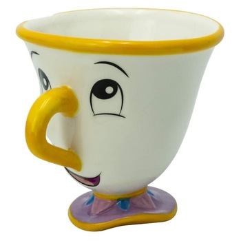 Cana 3D Disney, Frumoasa si Bestia - Chip, 250 ml, ceramica Cana 3D Disney, Frumoasa si Bestia - Chip, 250 ml, ceramica