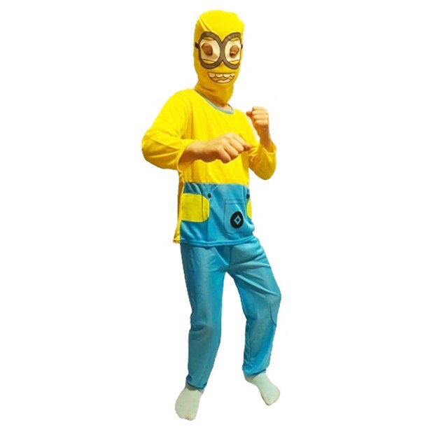 Costum pentru copii, model Minions, marimea M pentru varsta de 4-6 ani