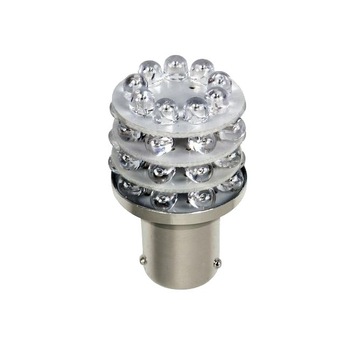 Bec Multi LED pt semnalizare, 36 LED-uri, 12V - PY21W, BAU15s asimetric, portocaliu Bec Multi LED pt semnalizare, 36 LED-uri, 12V - PY21W, BAU15s asimetric, portocaliu