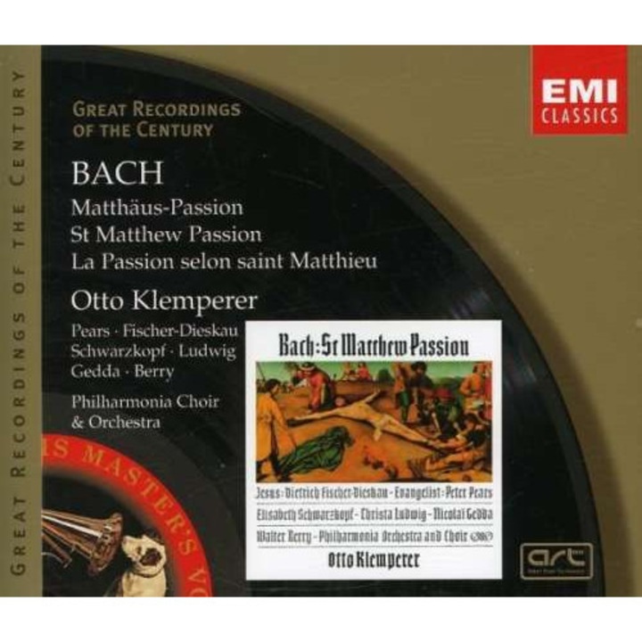 Комплект аудио дискове Otto Klemperer - Bach: St Matthew Passion (3CD)