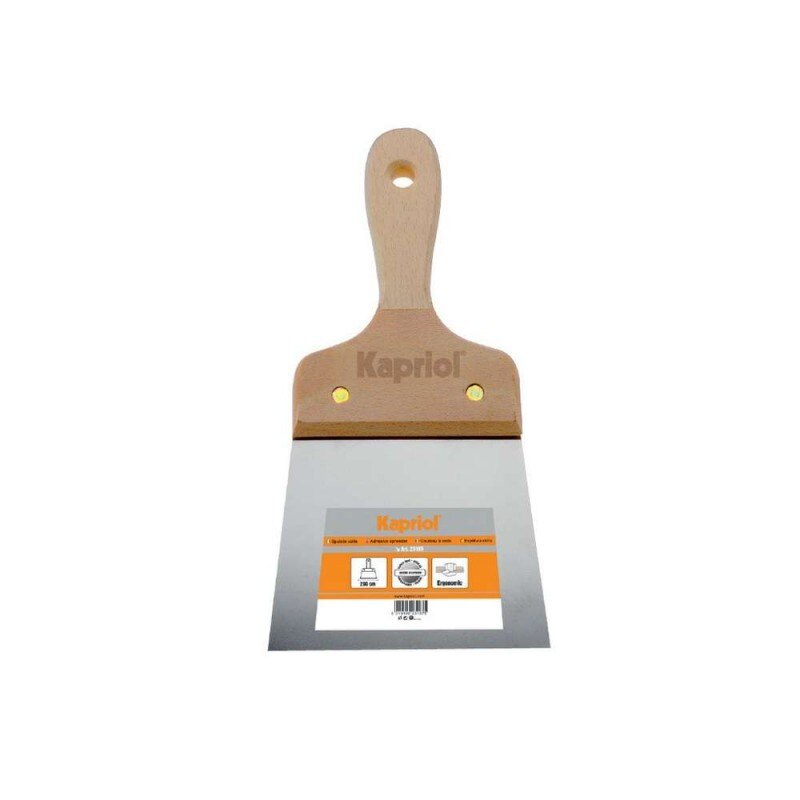 Spaclu de nivelare cu maner din lemn Kapriol 180 mm