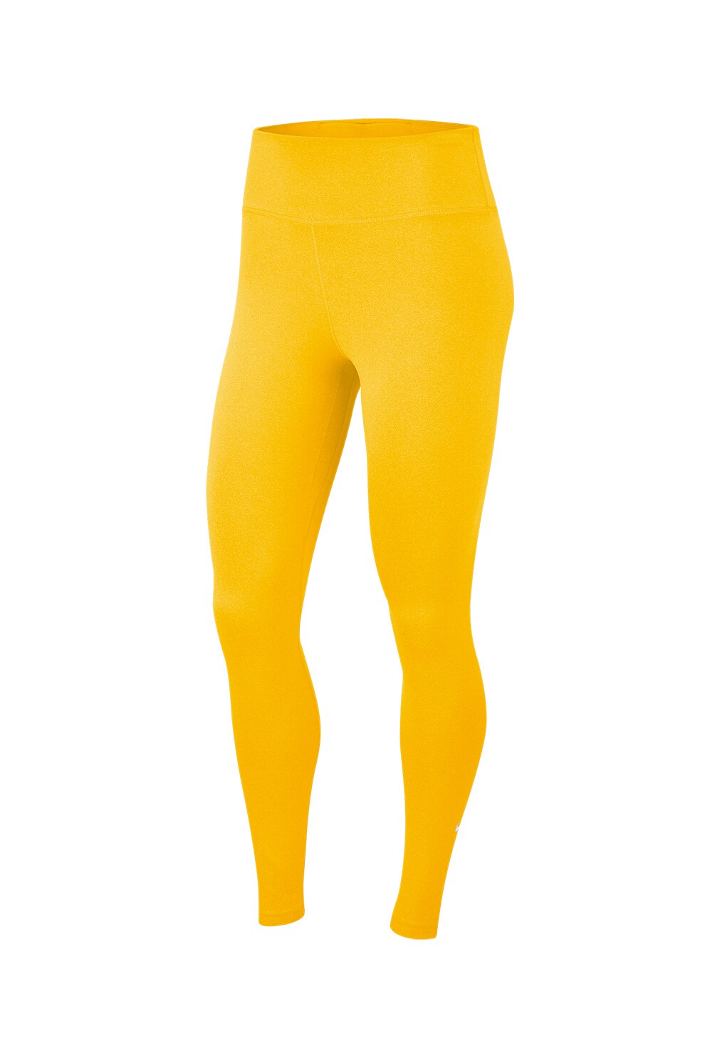 Nike, Colanti cu tehnologie Dri Fit, pentru fitness One, Oranj pal/Alb