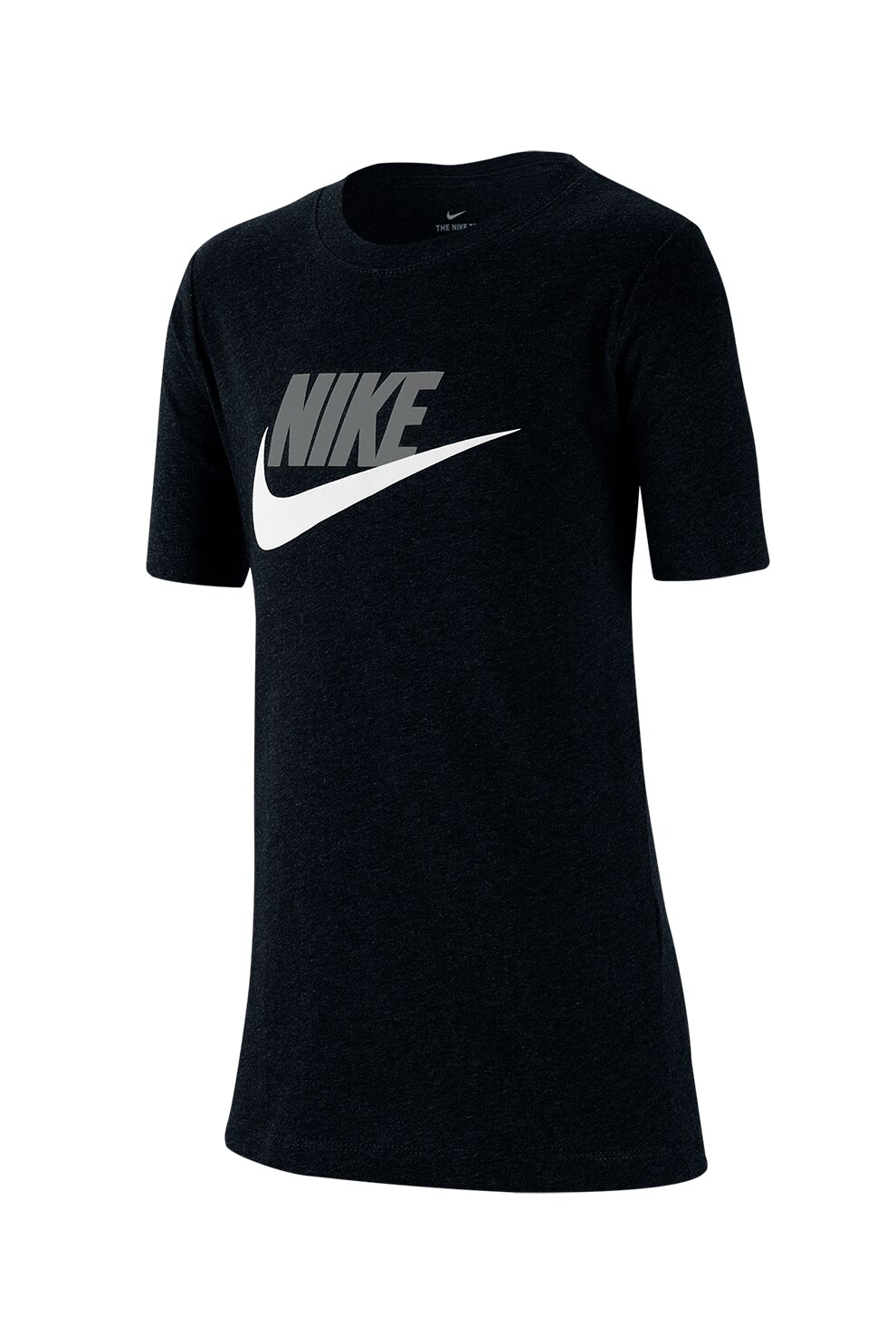 Nike, Tricou cu imprimeu logo Futura Icon, Negru
