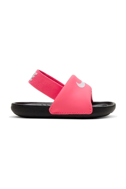Nike, Sandale cu bareta slingback Kawa, Alb, Negru, Roz, 22 EU