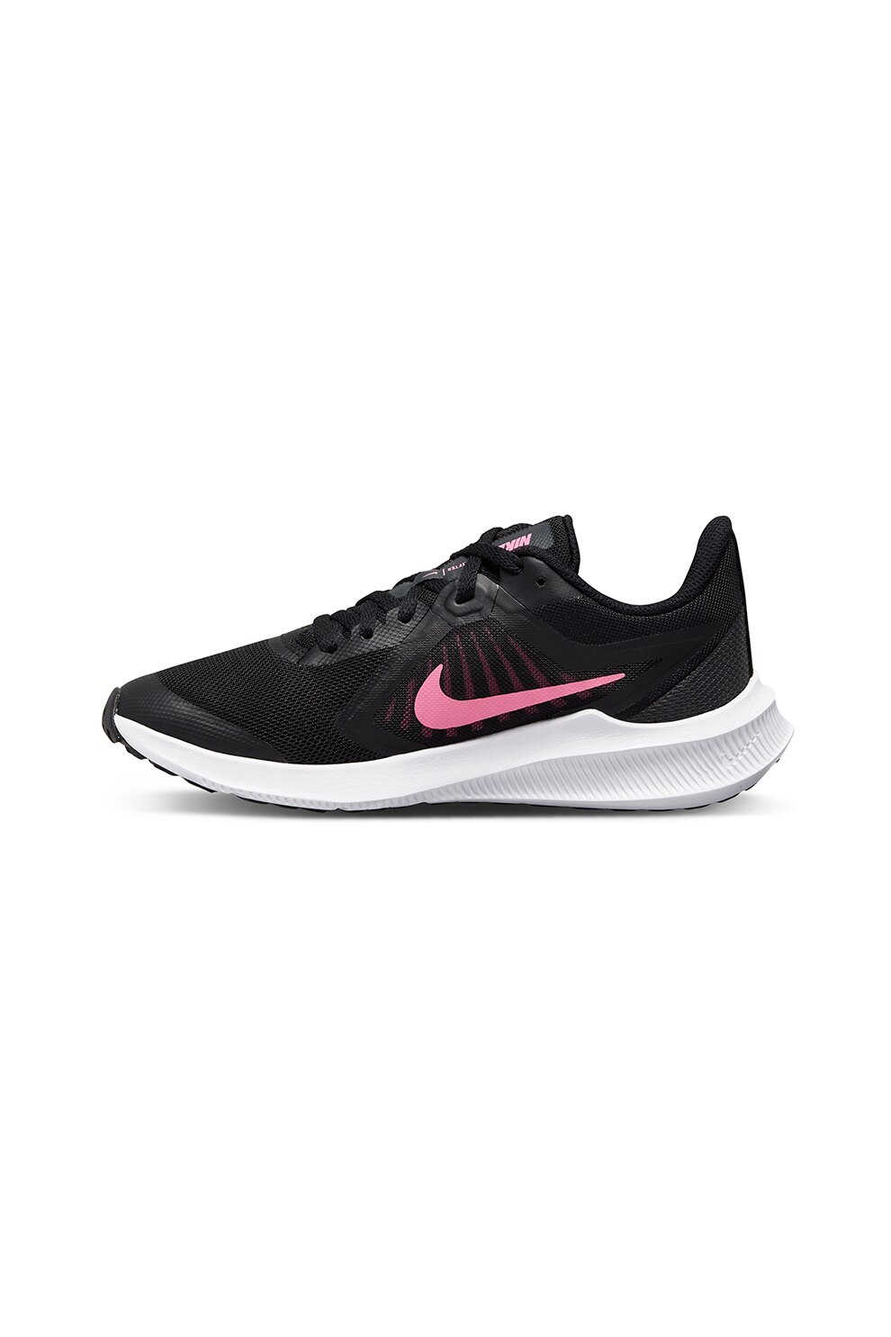 Nike, Pantofi cu logo contrastant, pentru alergare Downshifter 10