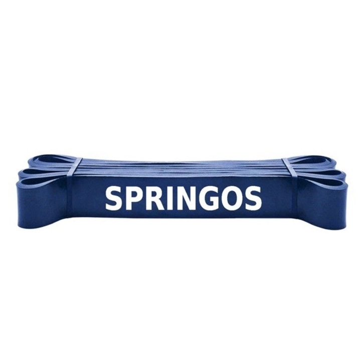 Springos Power Band elasztikus szalag, nagyon nagy intenzitású, 2080x64x4.5 mm, 37-46 kg