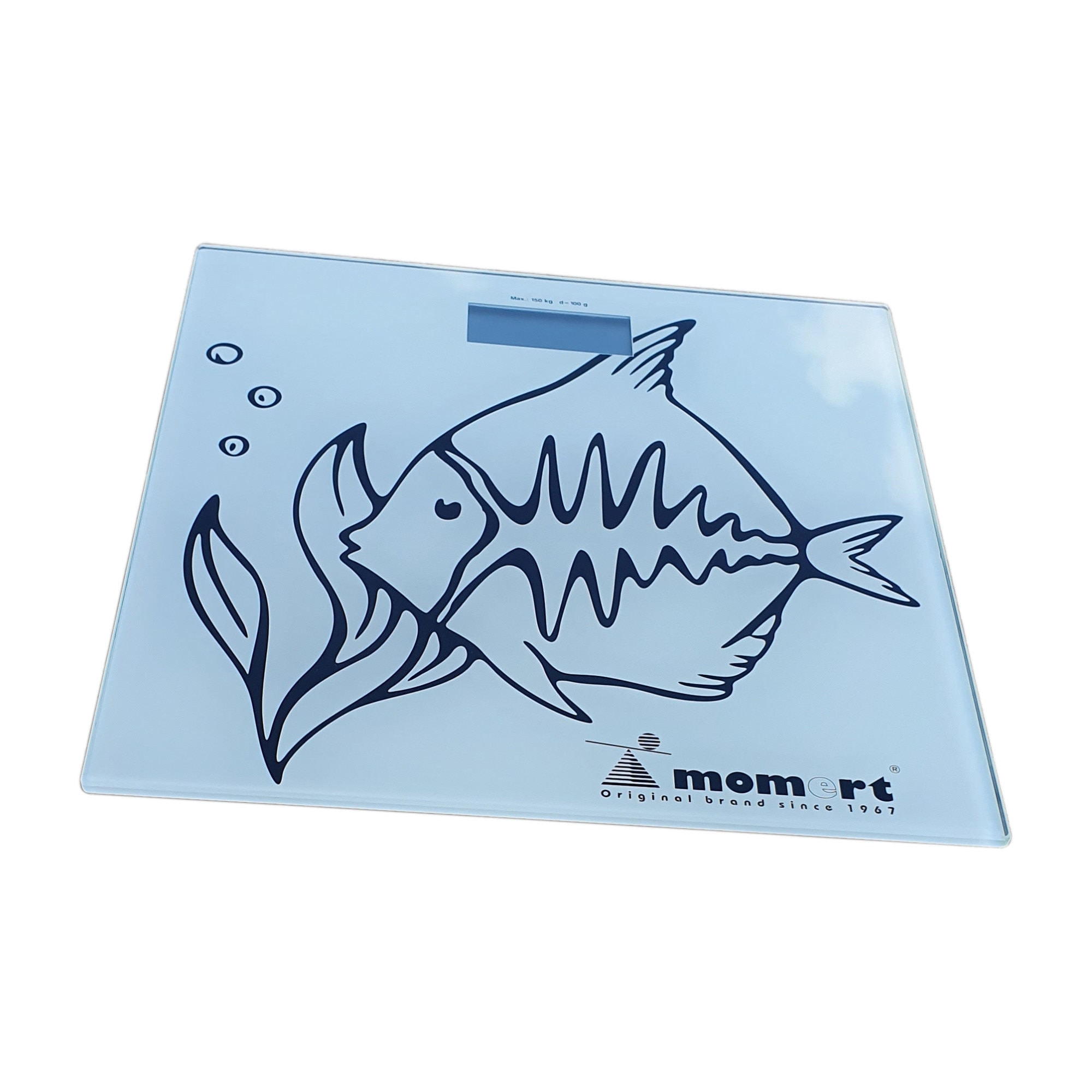 Cantar electronic din sticla, 150kg, 100gr, Momert