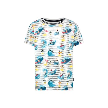 Tricou baieti, Noppies, imprimeu marin, Jericho, multicolor Tricou baieti, Noppies, imprimeu marin, Jericho, multicolor