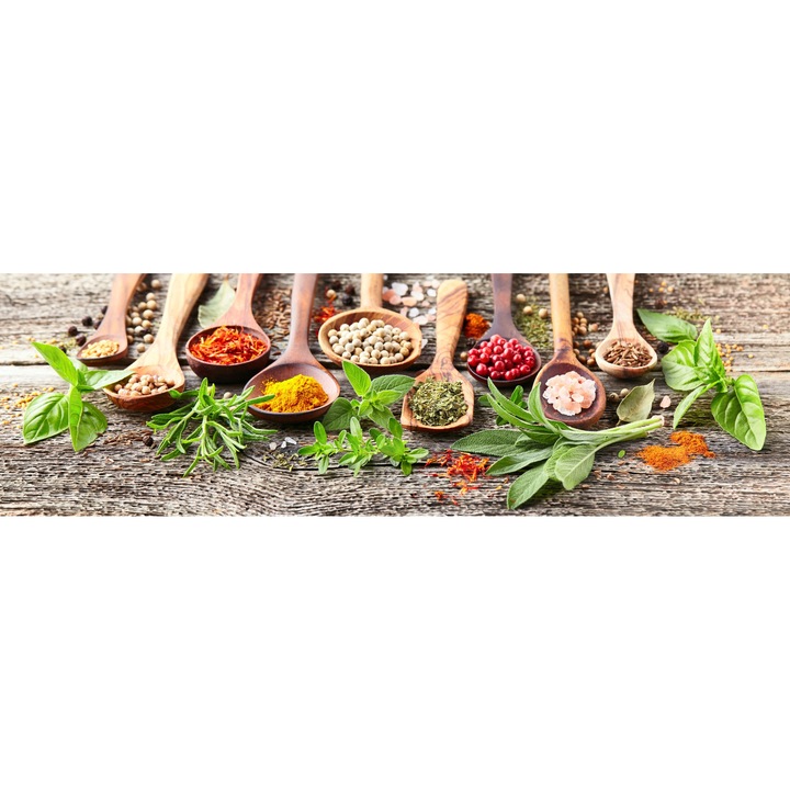 Set 2 bucati sticla bucatarie , securizata ,GLASFABRIK, 4 mm, Multicolor ,2600x600 mm dkemg51