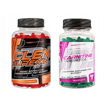 Set Trec Nutrition, Clen Burexin si L-Carnitine+Green Tea, 180 capsule Set Trec Nutrition, Clen Burexin si L-Carnitine+Green Tea, 180 capsule