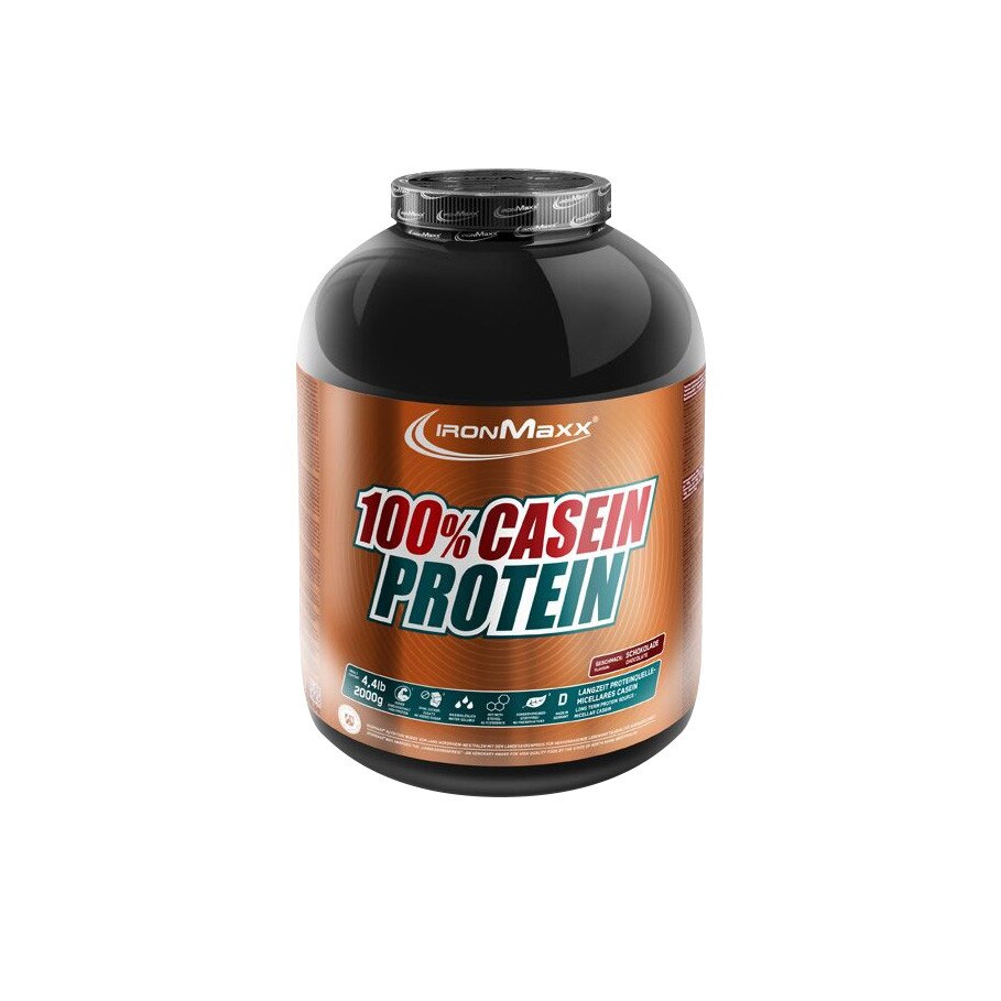 Supliment nutritiv, IronMaxx, 100% casein protein 2kg ciocolata