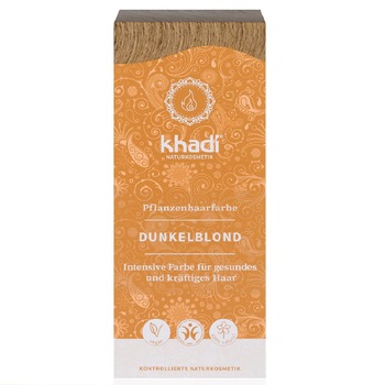 Vopsea naturala Henna Blond Inchis 100g Khadi Vopsea naturala Henna Blond Inchis 100g Khadi