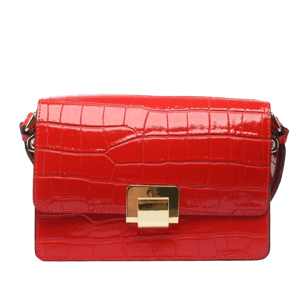 Poseta dama,piele,Toro Nero,Slitherin red