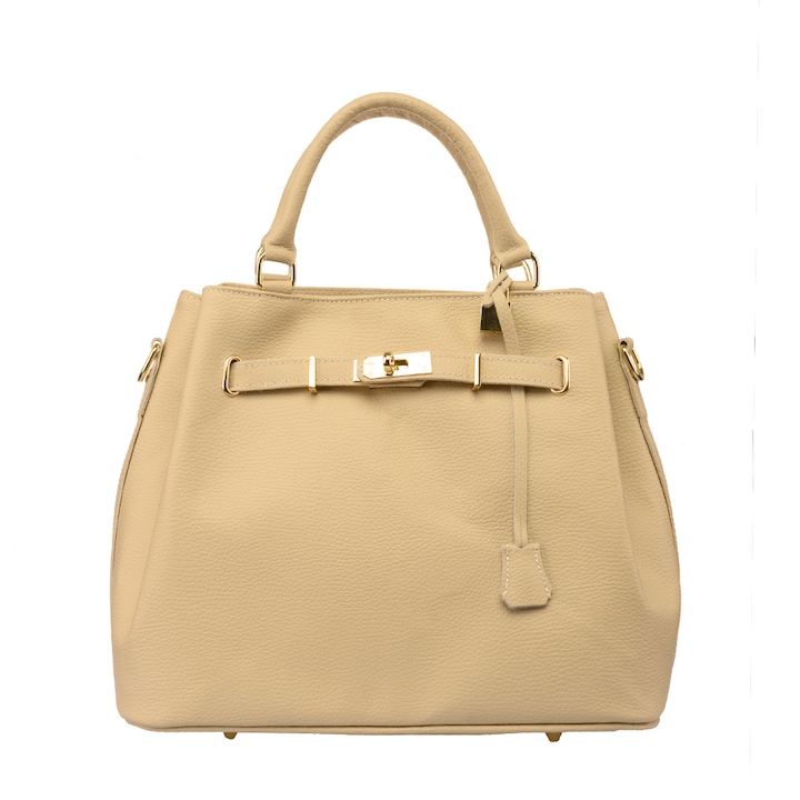 Bőrtáska, bőr, Toro Nero, Odyssey beige