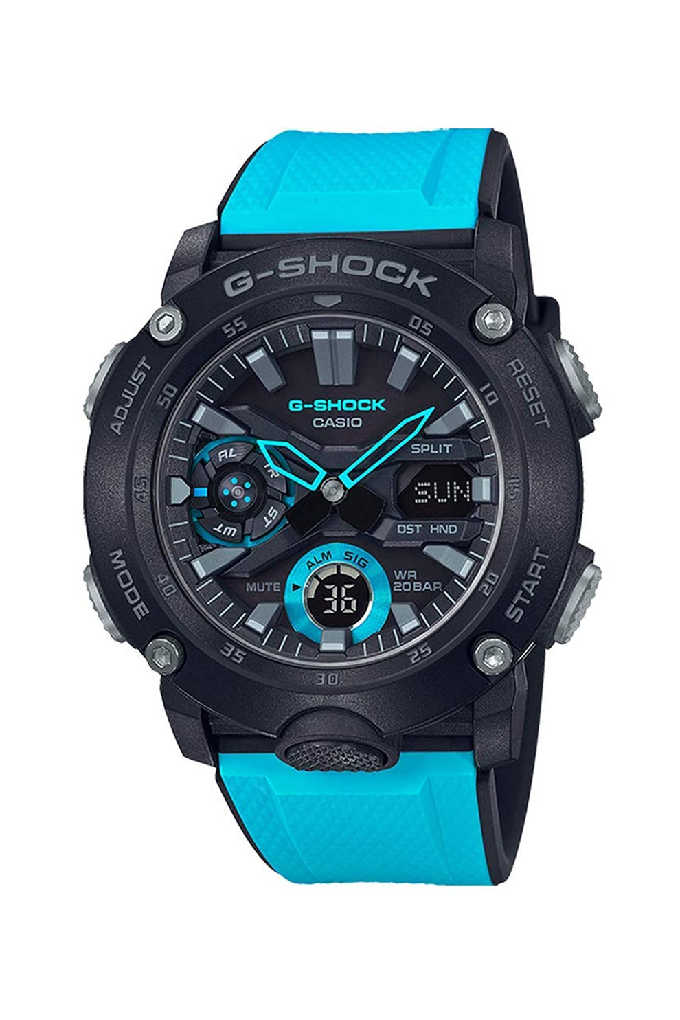 Casio, Ceas cronograf G-Shock, Turcoaz/Negru