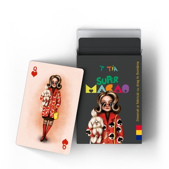 Super Macao, Jocul reinventat al copilariei, 52 carti de joc speciale Super Macao, Jocul reinventat al copilariei, 52 carti de joc speciale