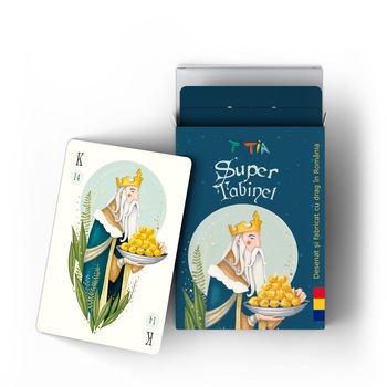 Super Tabinet, Jocul reinventat al copilariei, 52 carti de joc speciale Super Tabinet, Jocul reinventat al copilariei, 52 carti de joc speciale